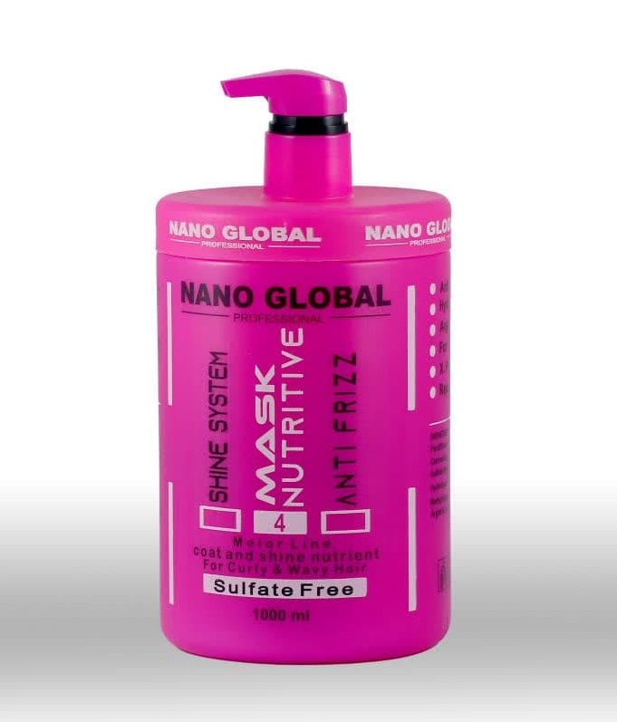 ماسک موی فر صورتی نانوگلوبال 1000ml