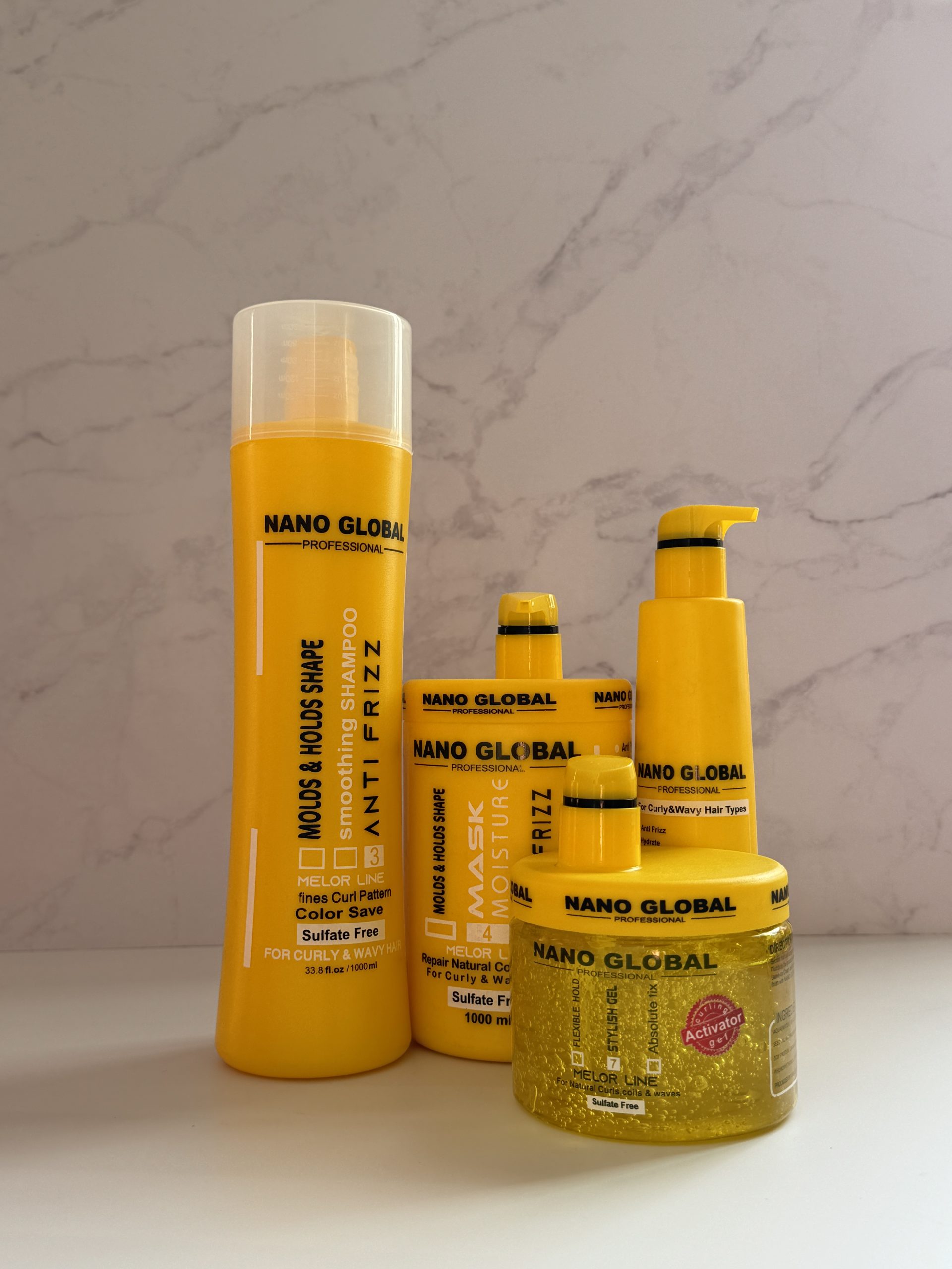 پکیج کامل محصولات نانوگلوبال زرد