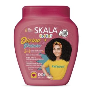کرم حالت دهنده ، ضد وز و گره موی کودک 2 در 1 اسکالا (اصلی) Skala Expert Crema Divino Potinho Kids 1000g